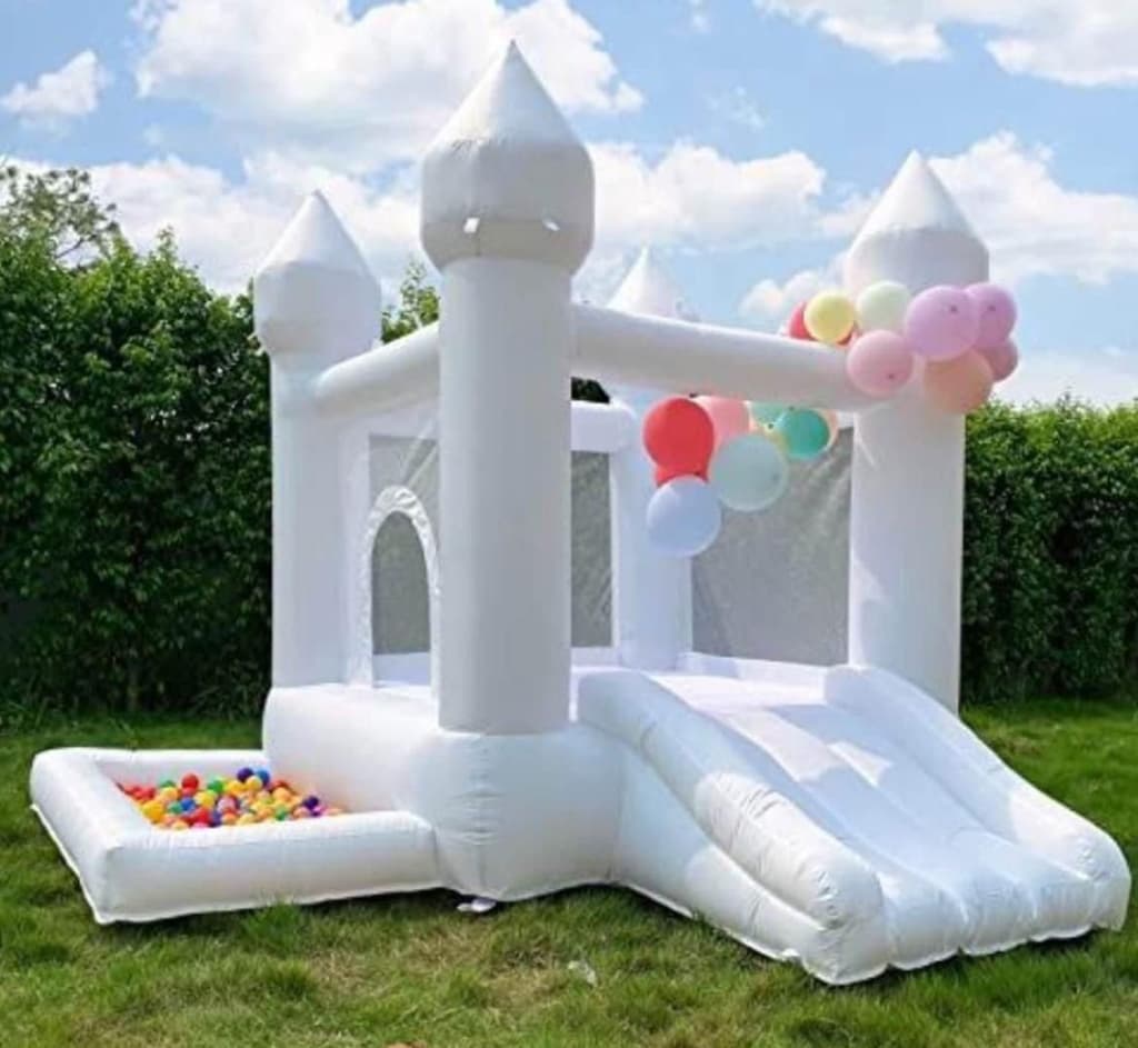 White Bounce Castle (Mini)